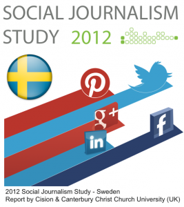 Schweden - Mehrheit aller Journalisten arbeitet mit sozialen Medien; Bloggen wird klar abgelehnt