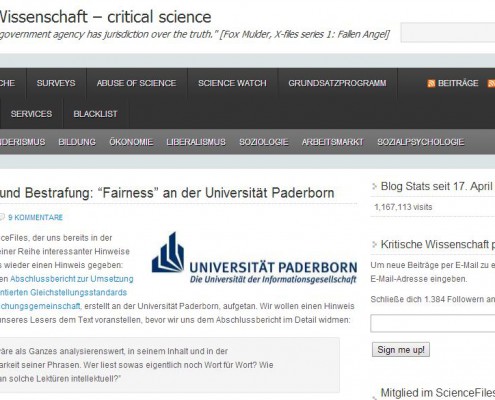 Blog Spotlight: Kritische Wissenschaft – critical science