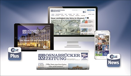 Neues Logo für Osnabrücker Zeitung und Regionalausgaben