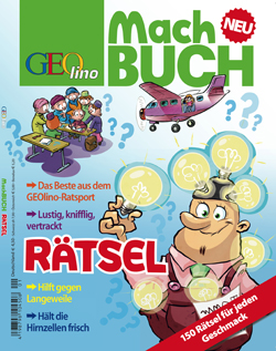 Neues GEOlino-Machbuch Rätsel im Handel erhältlich