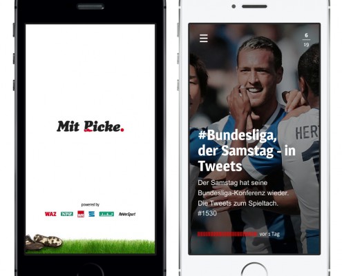 FUNKE MEDIENGRUPPE startet die Fußball-App „Mit Picke“