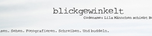 Blog Spotlight: blickgewinkelt