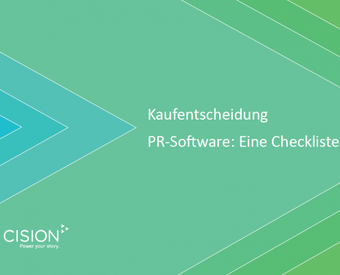 Kaufentscheidung PR-Software: Eine Checkliste