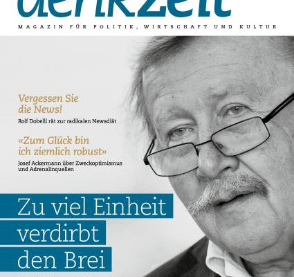 Weimer Media Group und Schweizer Monat launchen Denkzeit